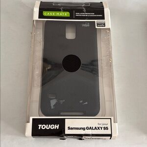 Case-mate for Samsung Galaxy S5 tough cell phone case black rugged case Black